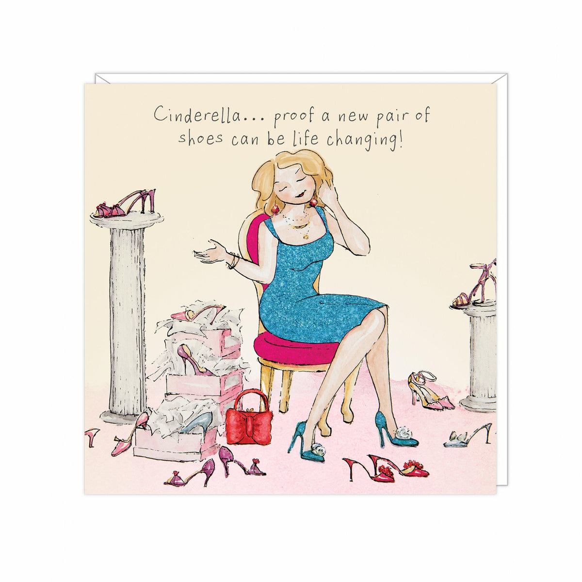 Card: Cinderella Funny - Angie Thomas - Art Beat Cards