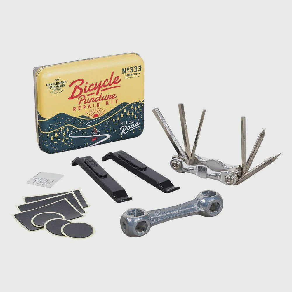 Bicycle Kit: Tin Puncture Repair - Yellow - Gentelmans Hardware