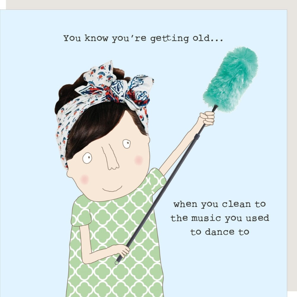 Card: Funny Clean - Blue - Rosie Made A Thing