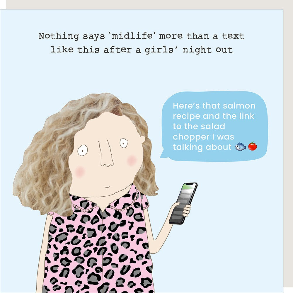 Card: MIDLIFE Funny - Rosie Made a Thing