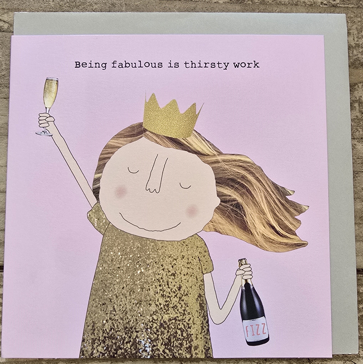 Birthday Card: THIRSTY Funny  - Rosie Made A Thing