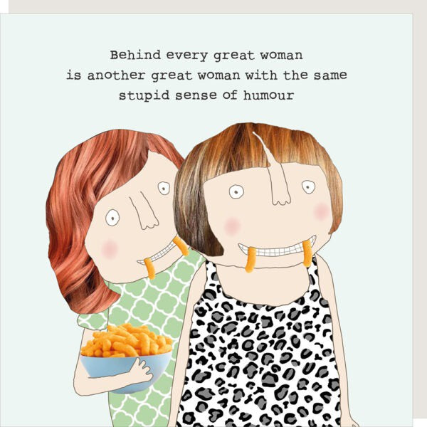 Card: GREAT WOMAN sense of humour Funny  - Rosie Made A Thing