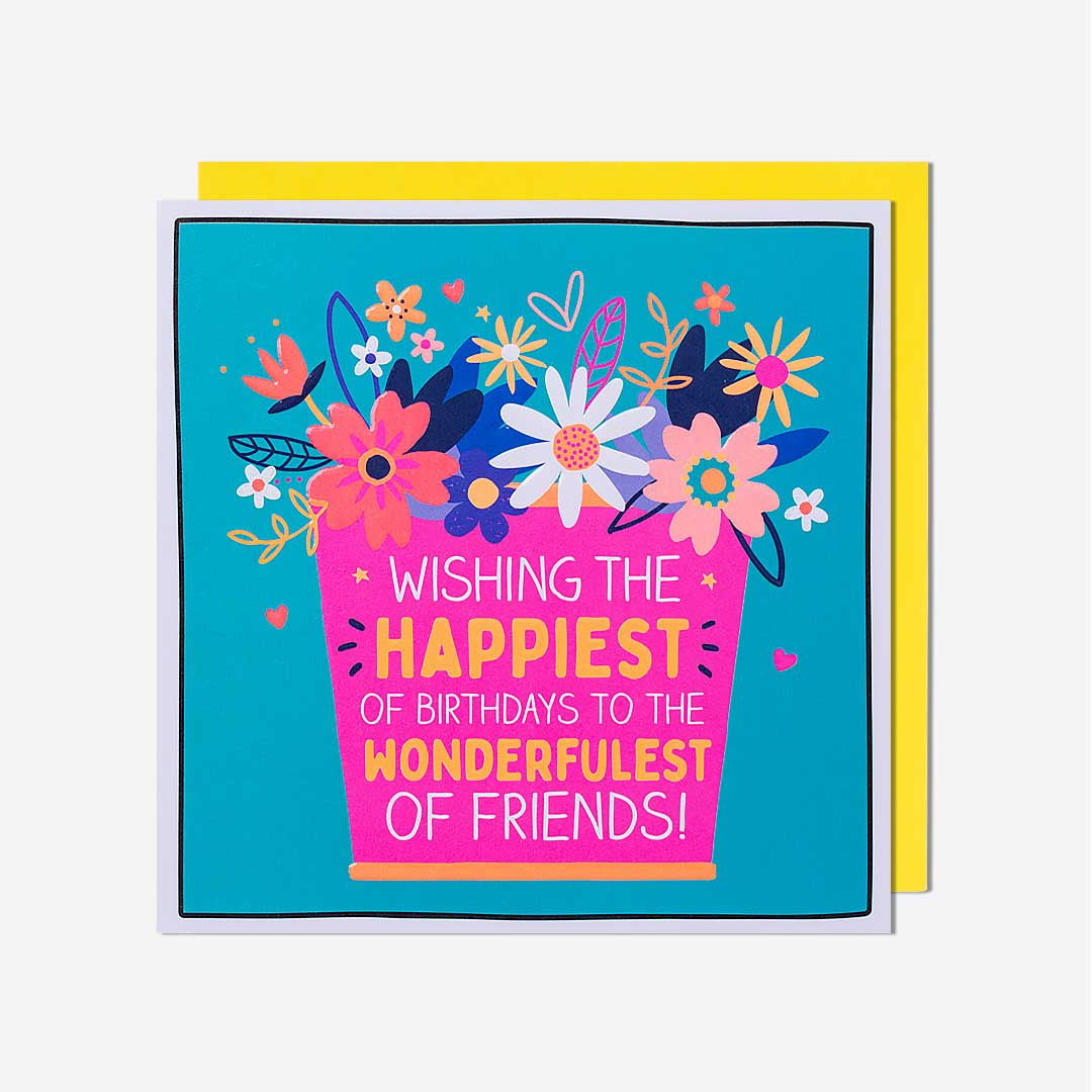 Birthday Card: Birthday Wonderfulest of Friends   Happy Jackson - Pigment