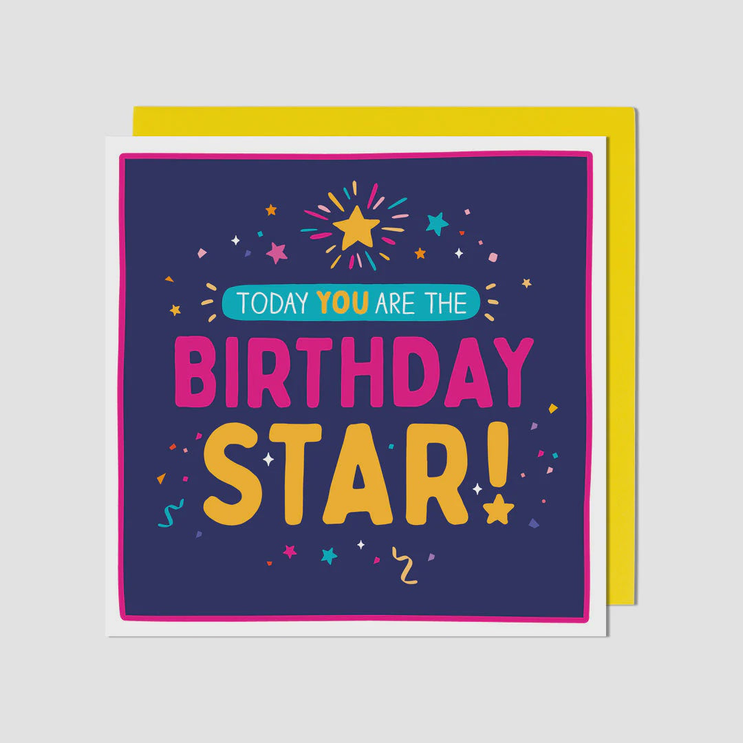 Birthday Card: Birthday Star!   Happy Jackson - Pigment