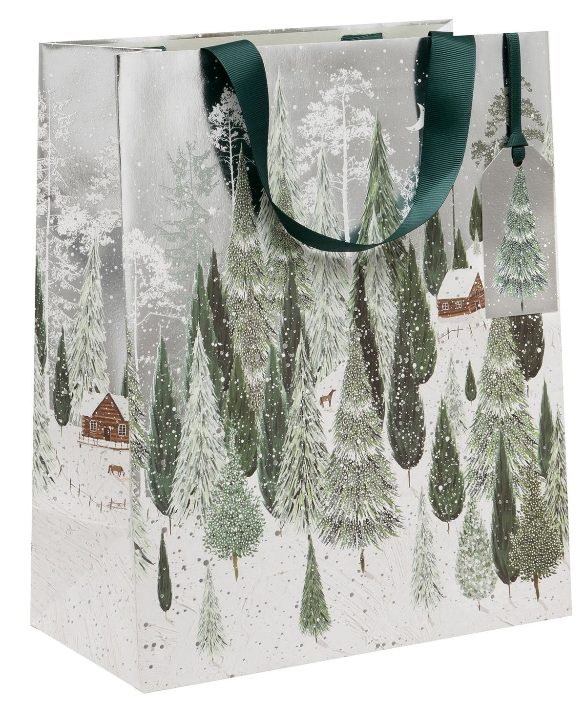 Gift Bag: Large Moonlit Glade - Greens - Glick