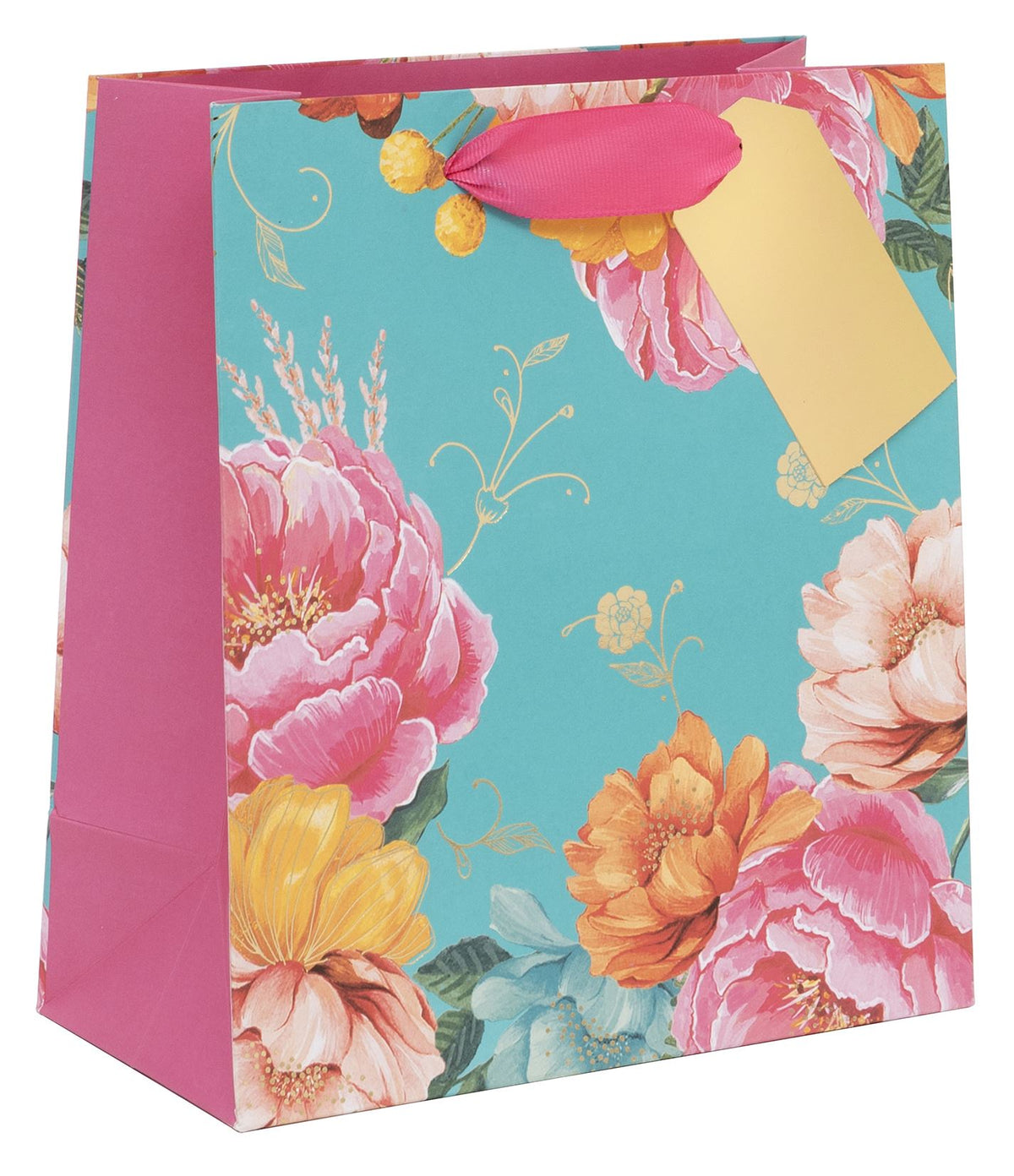 Gift Bag: Medium Peony - Pink - Glick