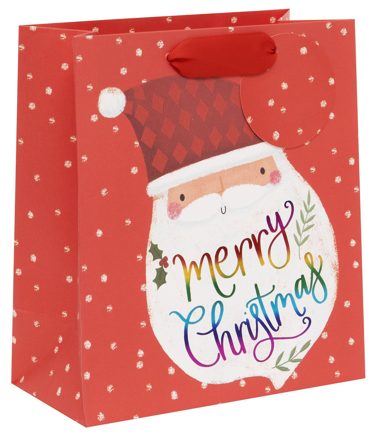 Gift Bag: Medium Rainbow Santa - Glick