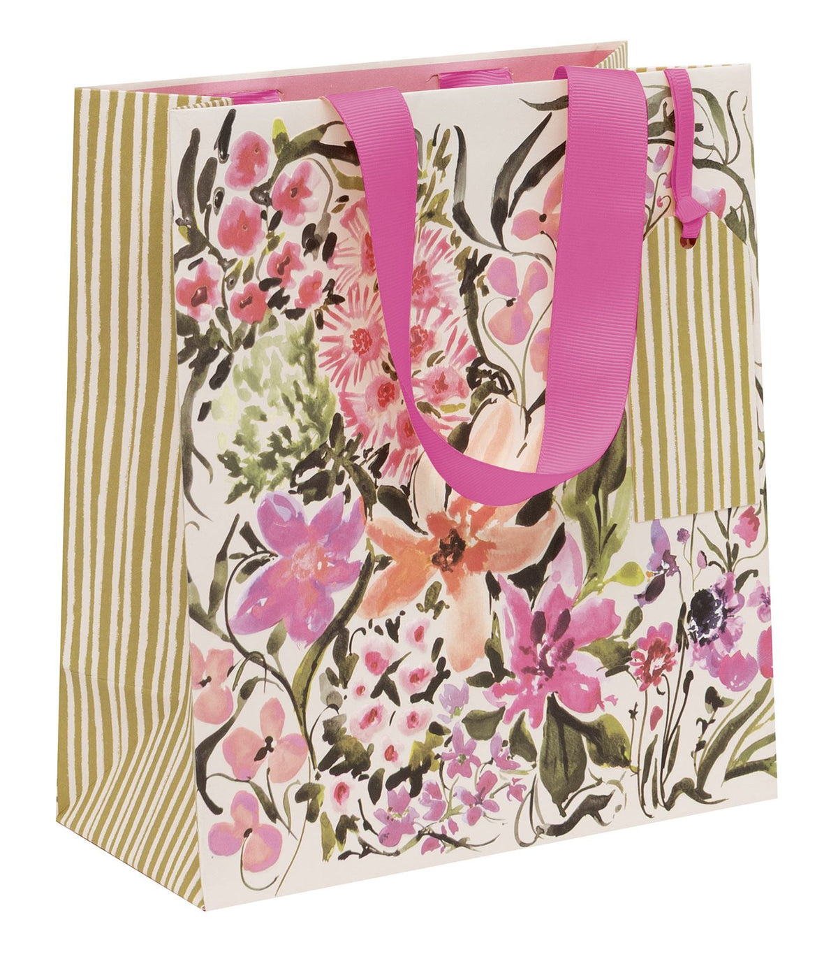 Gift Bag: Medium Floral Petal Reverie - Pink - Paper Salad