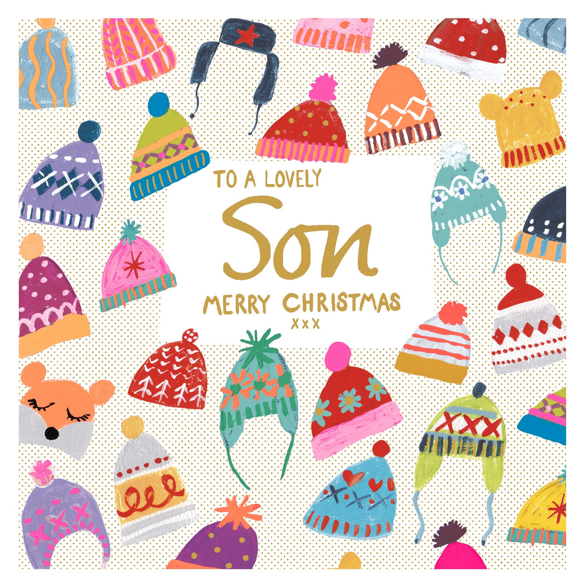 Christmas Card: SON Foil - Neon - Paper Salad