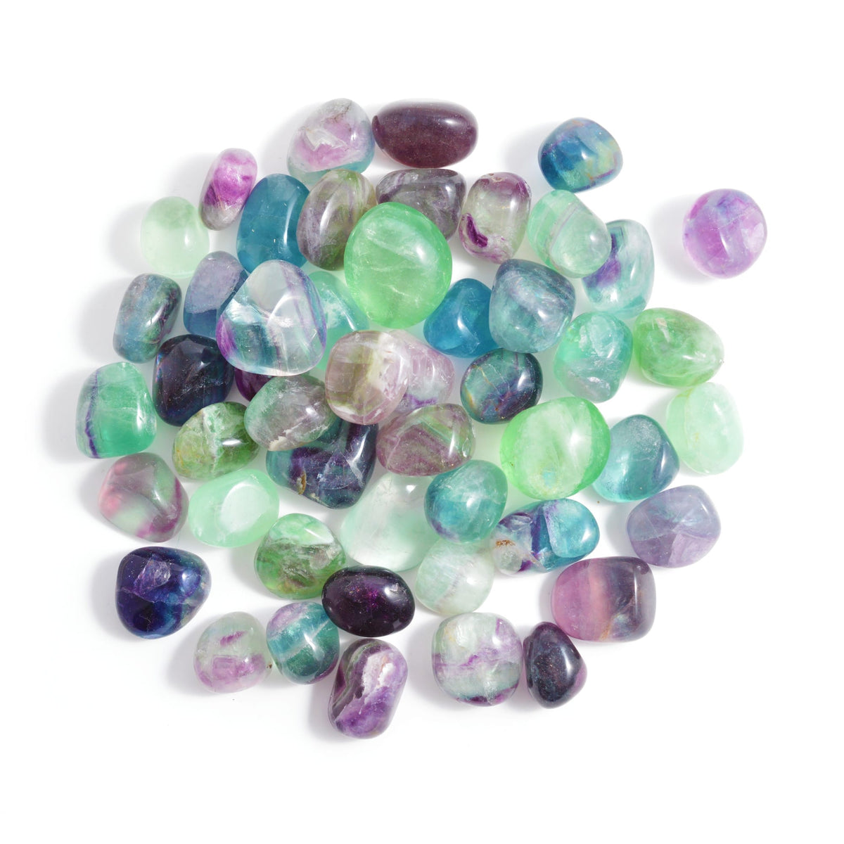 Healing Crystal Individual Gemstone Polished Fluorite 2-3cm -Serenity