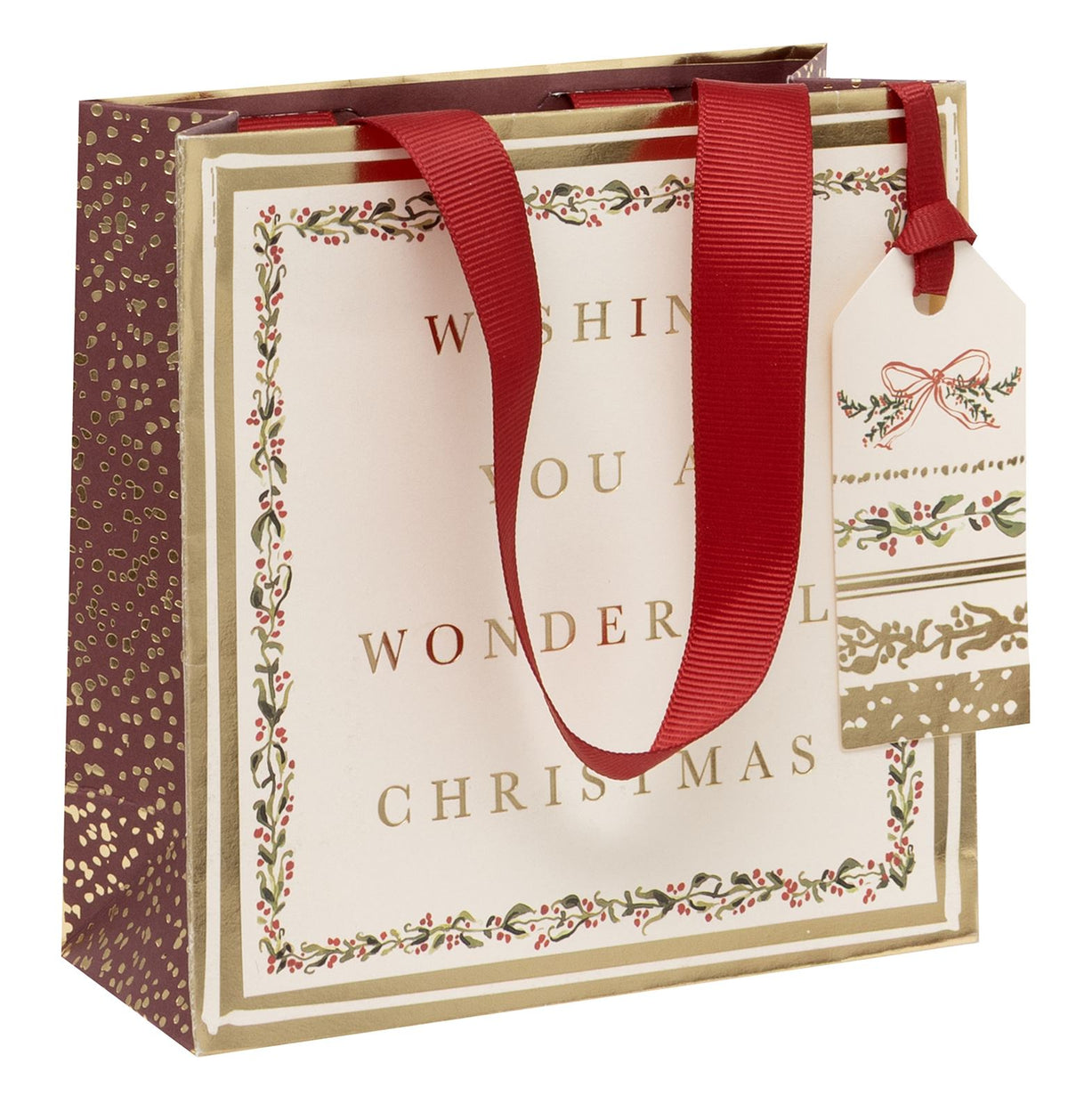 Gift Bag: Large  LUSTROUS VERSE - Cream  - Glick
