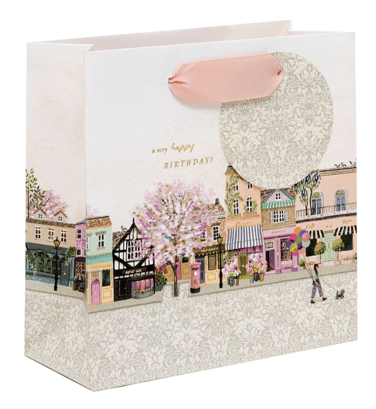 Gift Bag: Small York Place - Cream - Paper Salad