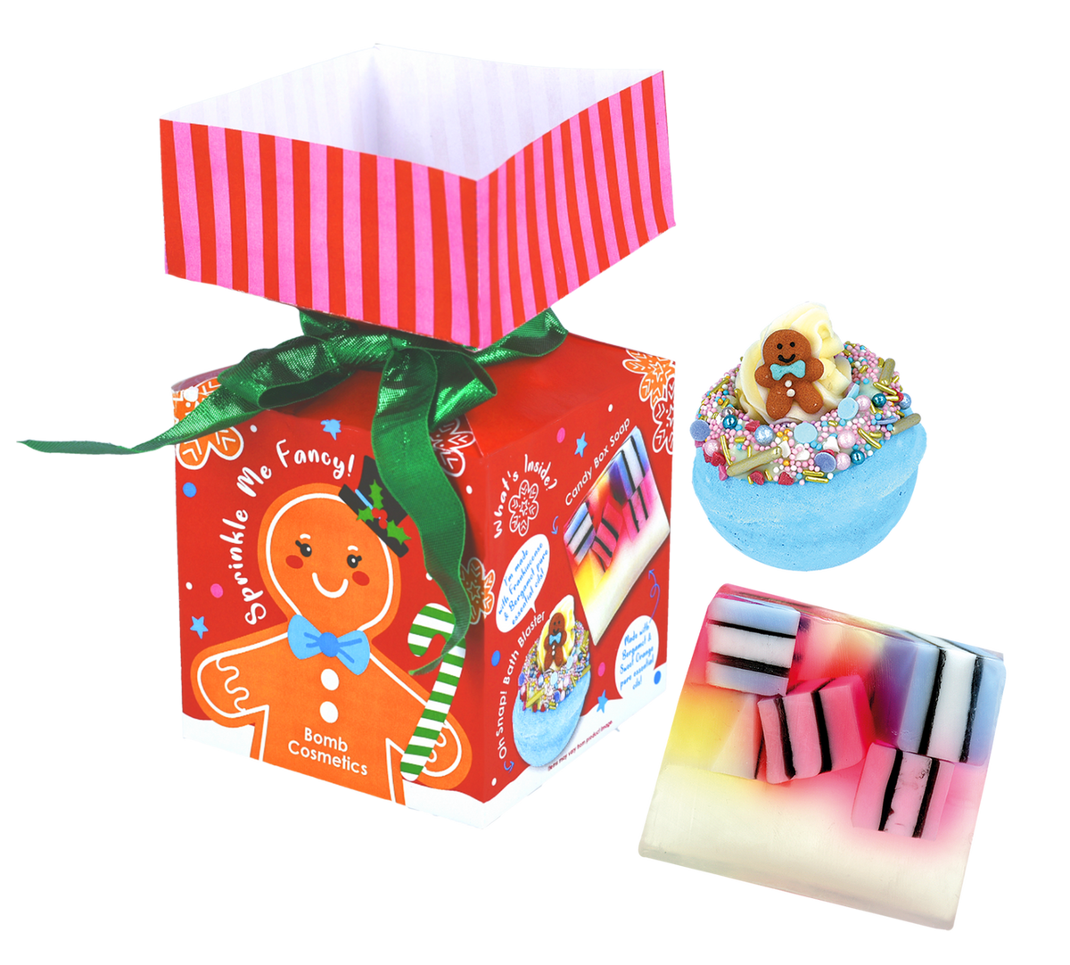 Gift Set: Cracker Sprinkle Me Fancy Mini Cracker - RED - Bomb Cosmetics