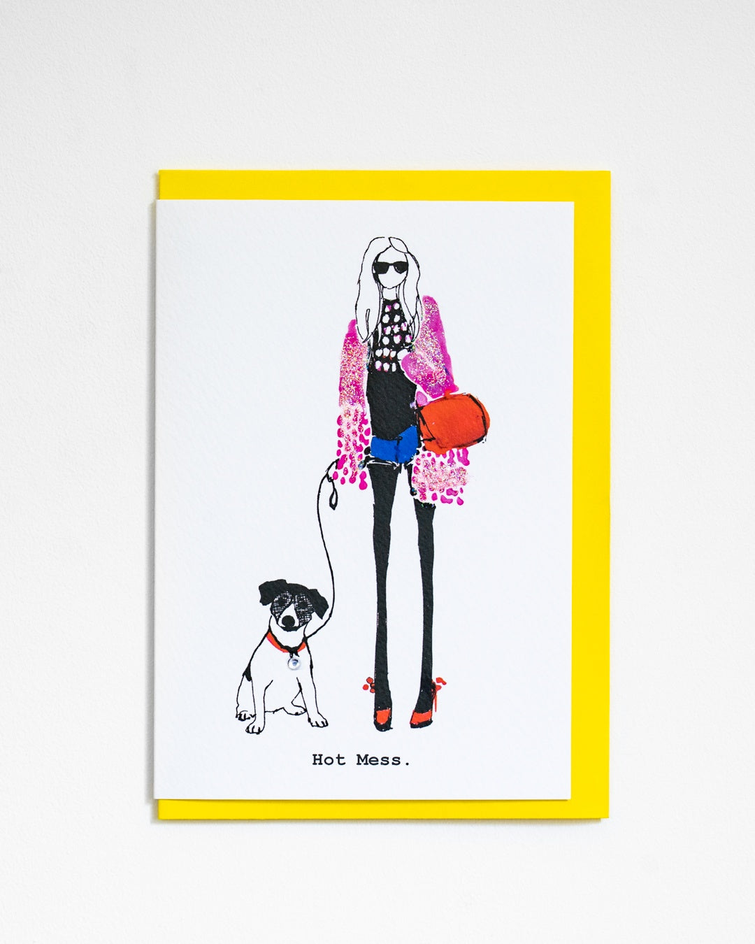 Card: Hot Mess - Colourful