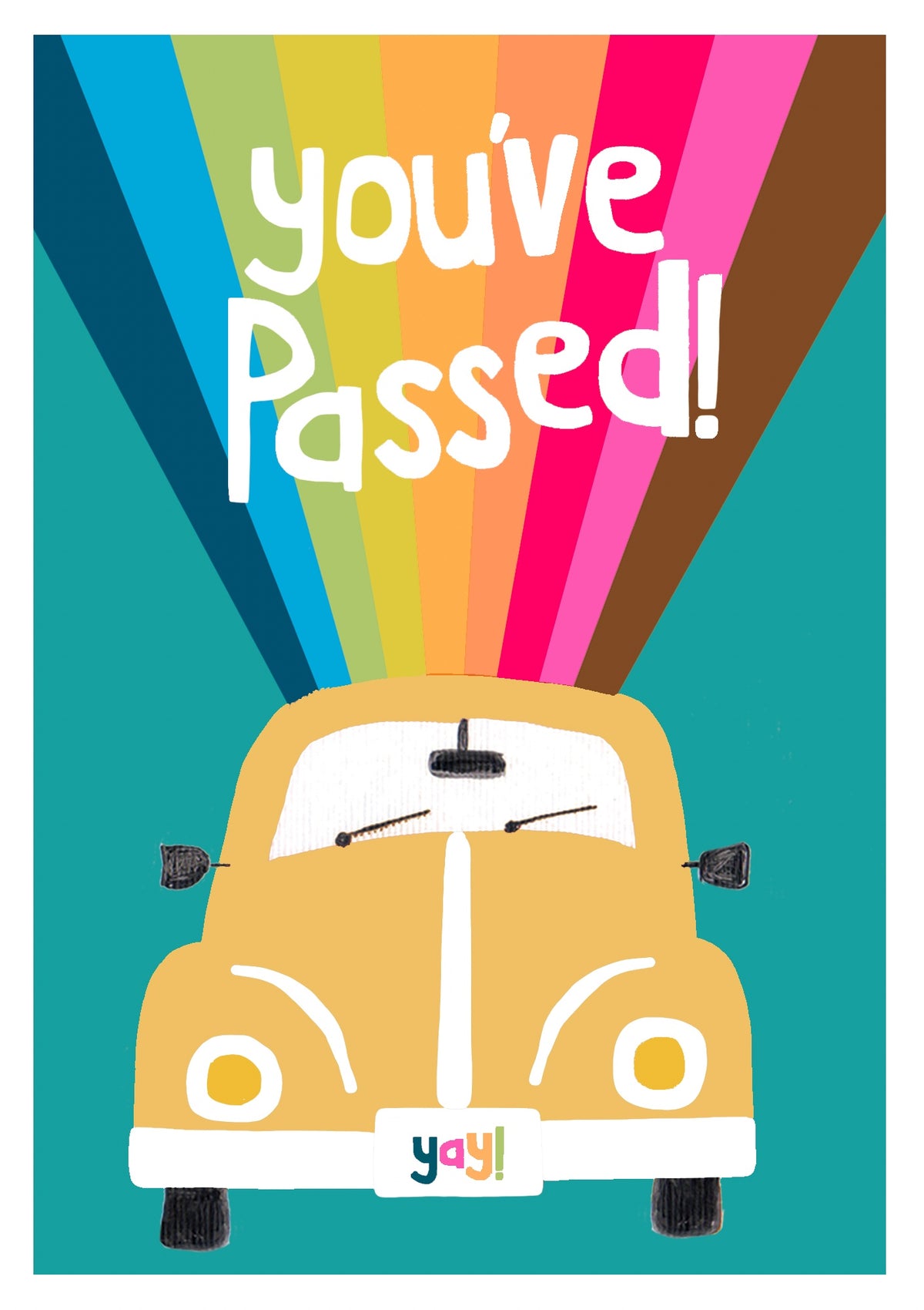 Well Done Driving Test Card: You've Passed Car - Multi - Paper Salad