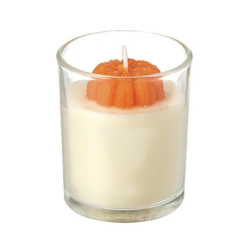 Candle: Scented Small Pumpkin-  Boxed - Orange - Heaven Sends
