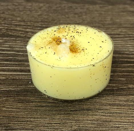 Tealight: Scented Soy Wax Crystals Jasmine Citrine - Yellow - Littlemore Candle Co