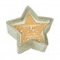 Christmas Candle: Glass Star Wild Berries  - Gold - Heaven Sends