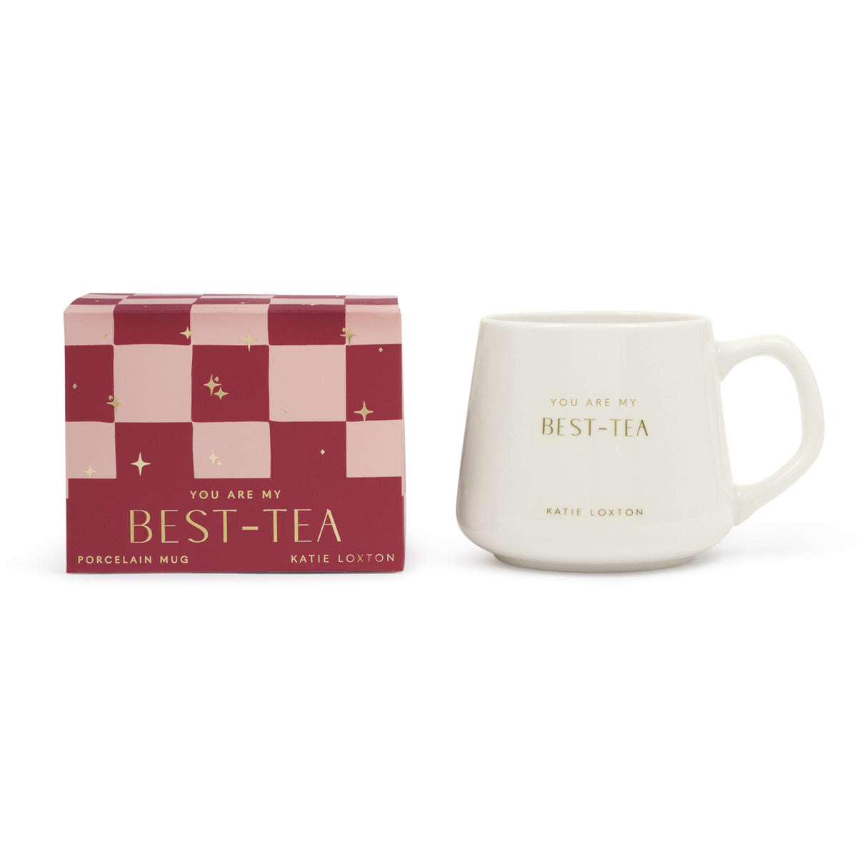 Mug: Porcelain You Are My Best-Tea- WHITE - Katie Loxton