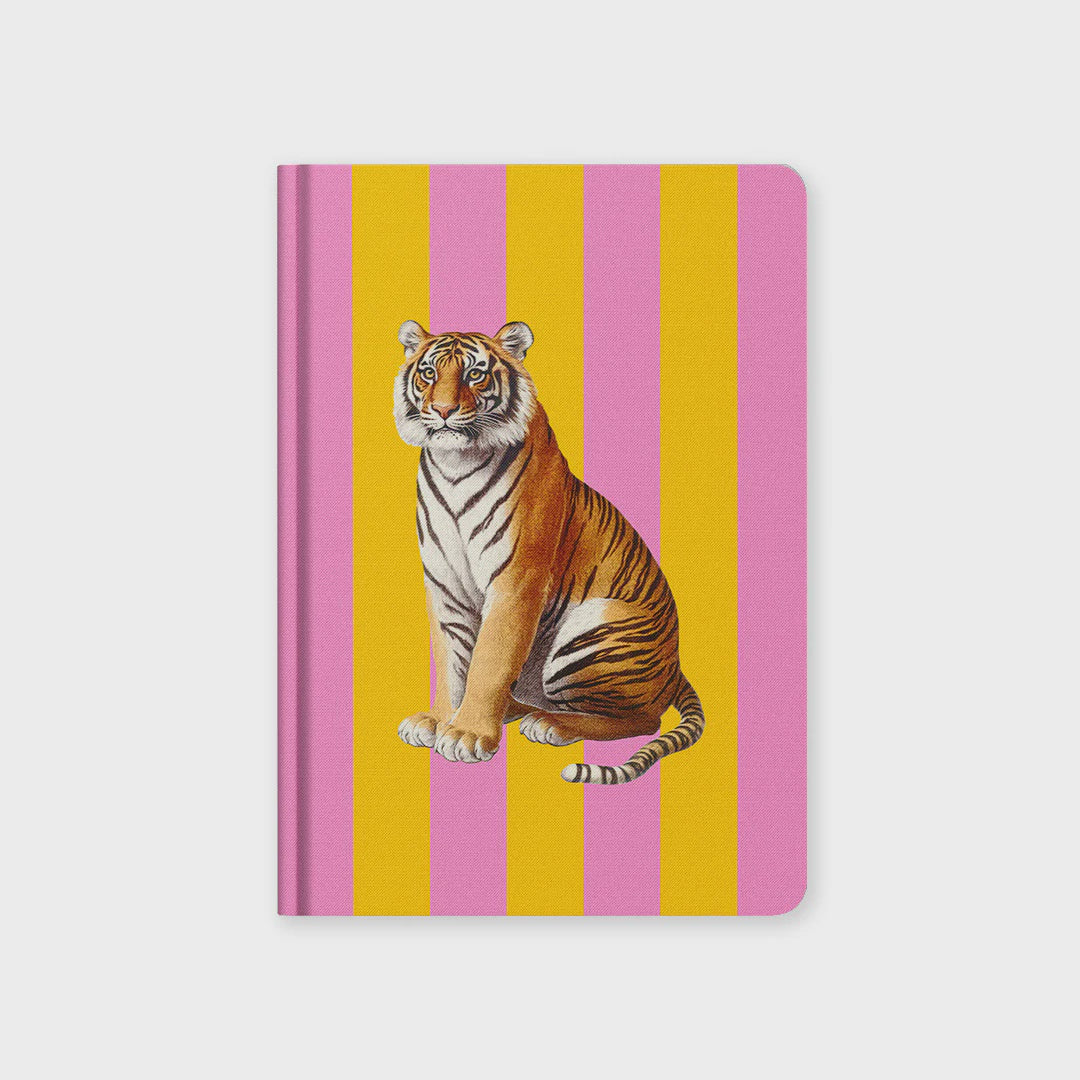 Notebook: A5  Stripe Tiger Premium Hardback- Ohh Deer