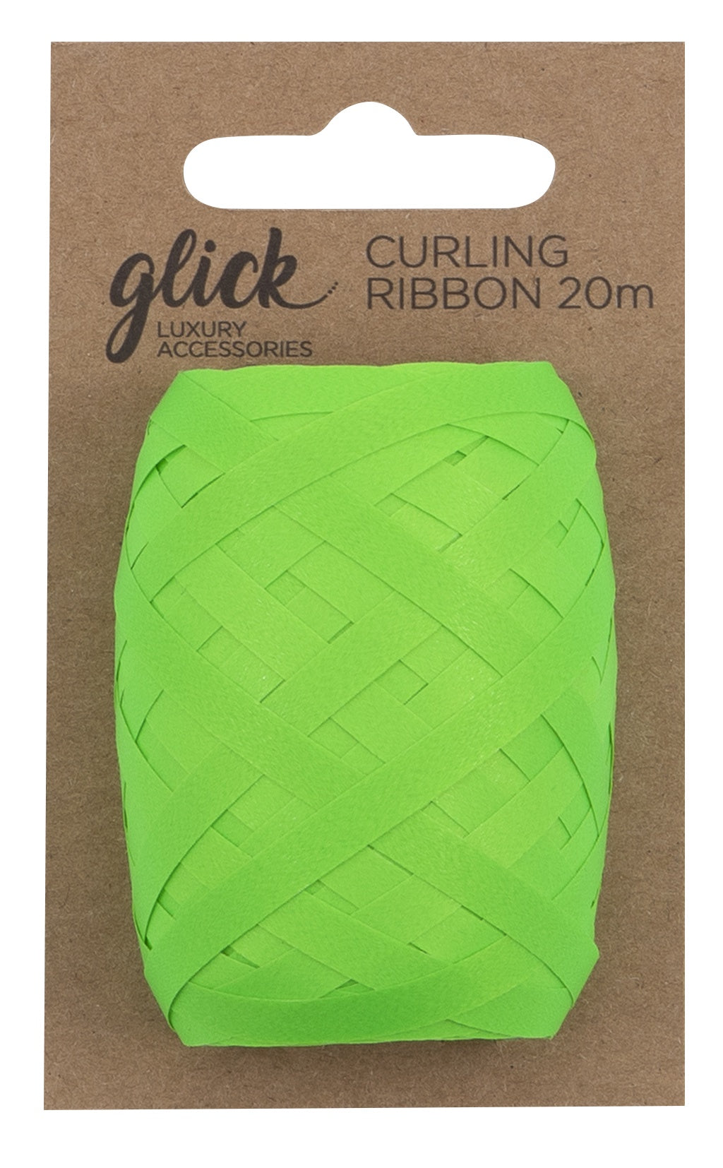 Curling Ribbon:  Wrap Neon - Green - Glick