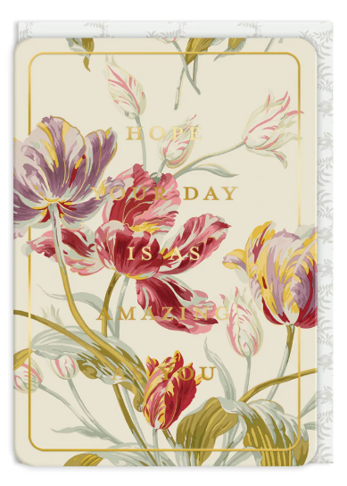 Birthday Card: Gold Foil Gosford Laura Ashley - Ohh Deer