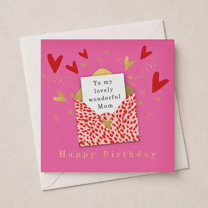 Mum  Card: Wonderful Mum Gold Foil  - Hammond Gower
