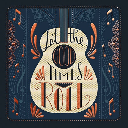 Birthday Card: Let the Good Times Roll - Paper Rose