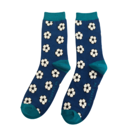 Socks: Footballs - Navy - Mr Sparrow
