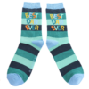 Mens Socks: Bamboo Best Dad - Green - Mr Sparrow