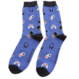 Socks: Gaming - Royal - Mr Sparrow