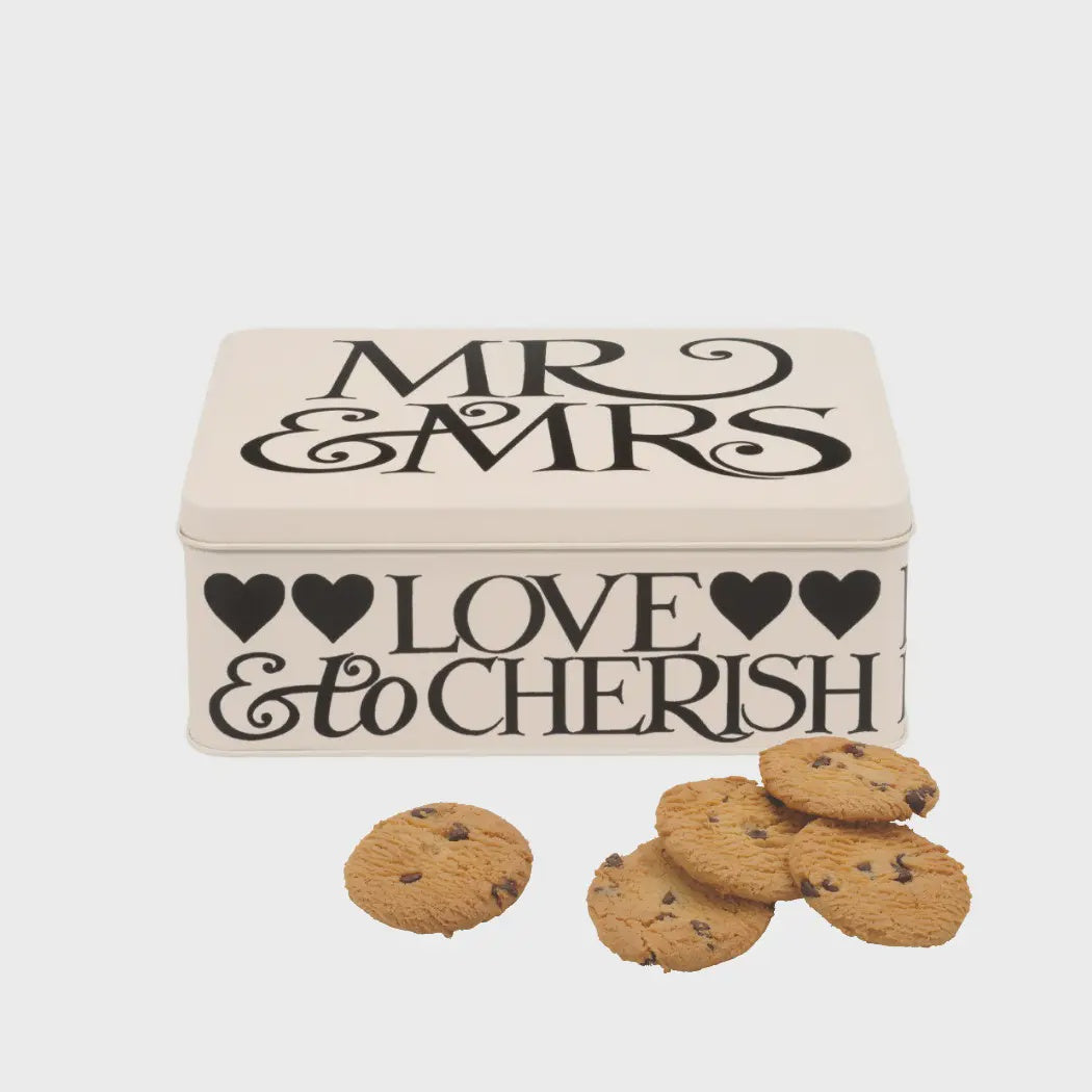 Biscuit Tin: Rectangular Mr & Mrs Black Toast - Emma Bridgewater