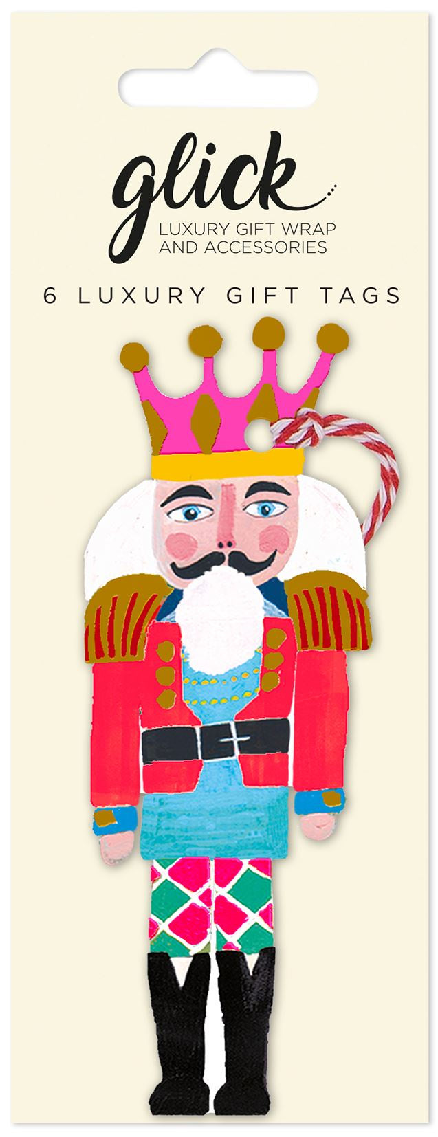 Gift Tag: Multipack Nutcrackers CHRISTMAS  - Red - Glick