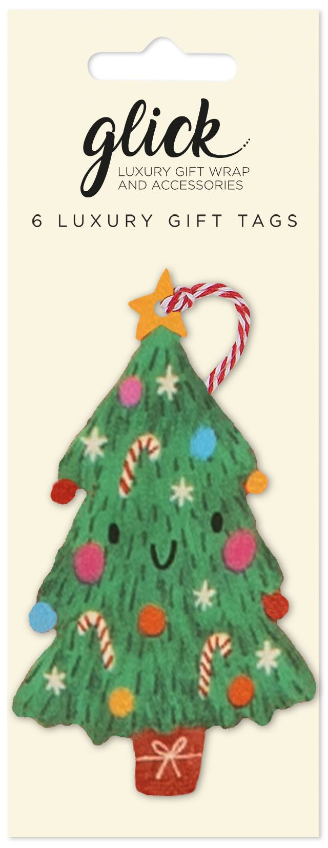 Gift Tag: Multipack Xmas Trees CHRISTMAS  - Green - Glick