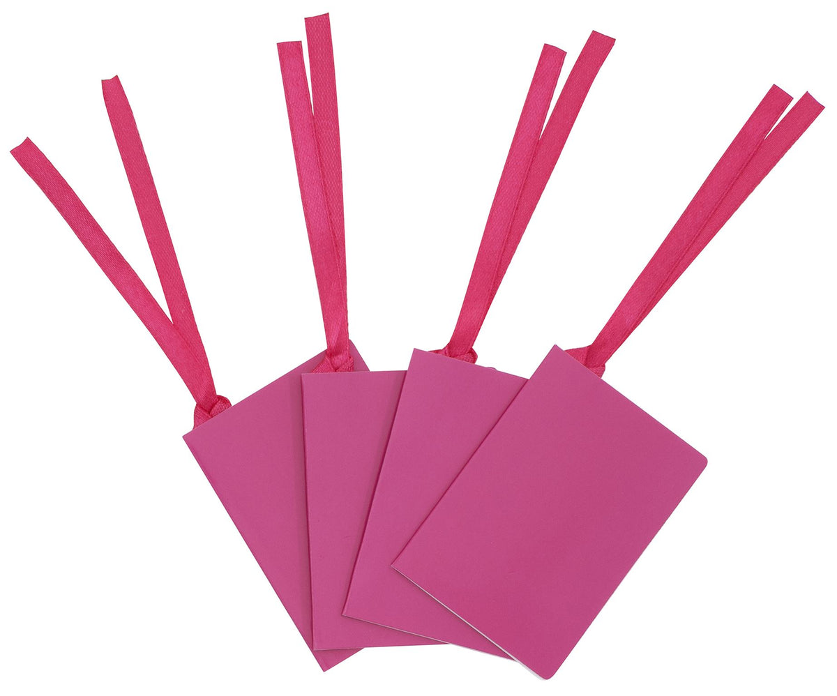 Gift Tag Pack: Pack 4 Ribbon Brights - Pink - Glick