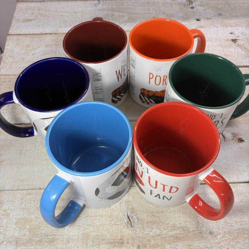 Mug: Football Select Your Team - White Cotton