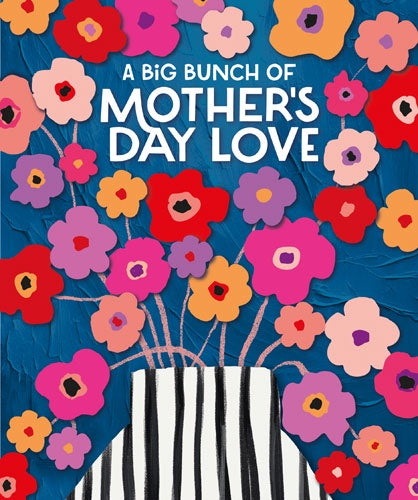 Mother's Day Card: A Big Bunch of Mother's Day Love - Floral Stripe Vase  - Pigment