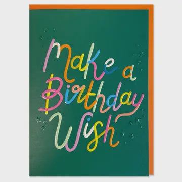 Birthday Card: Make a Birthday Wish Bright - Multicolour - Raspberry Blossom