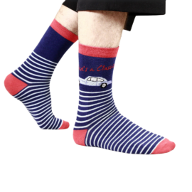 Socks: Dad's A Classic Car - Navy - Mr Sparrow