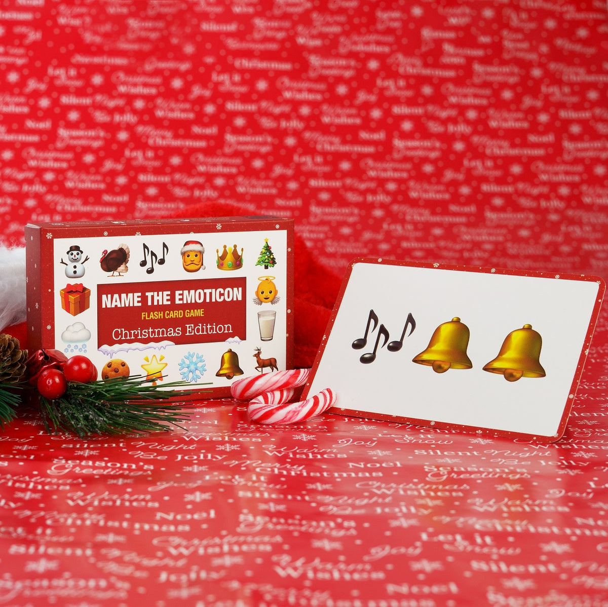Card Game: Name The Emoticon - Christmas Edition - Bubblegum Stuff