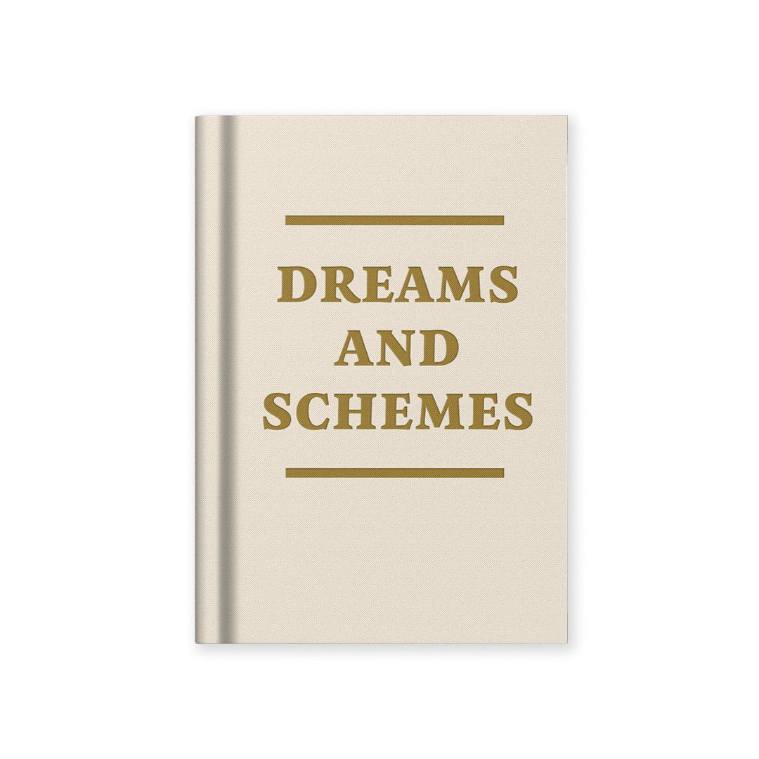 Notebook: A7 Dreams And Schemes Fabric Hardback - Ohh Deer