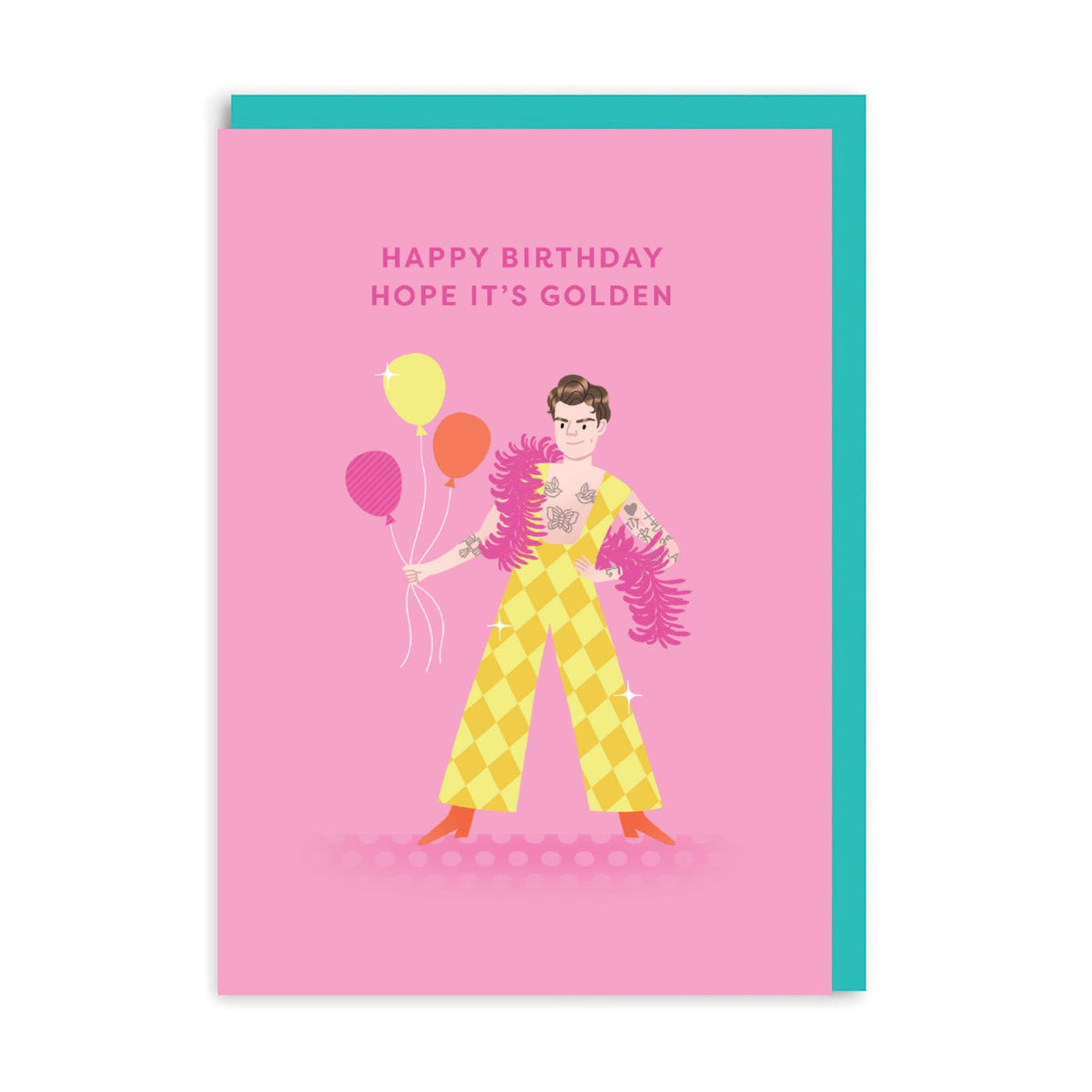 Birthday Card: Harry Styles Golden   - Ohh Deer