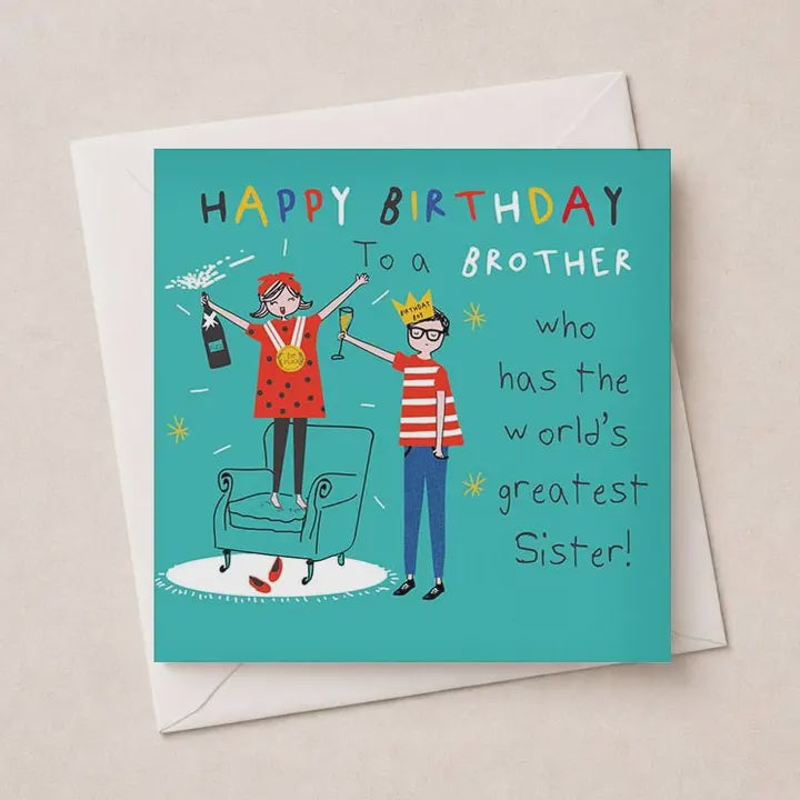 Brother  Card: World's Greatest Colourful Funny Writing - Hammond Gower
