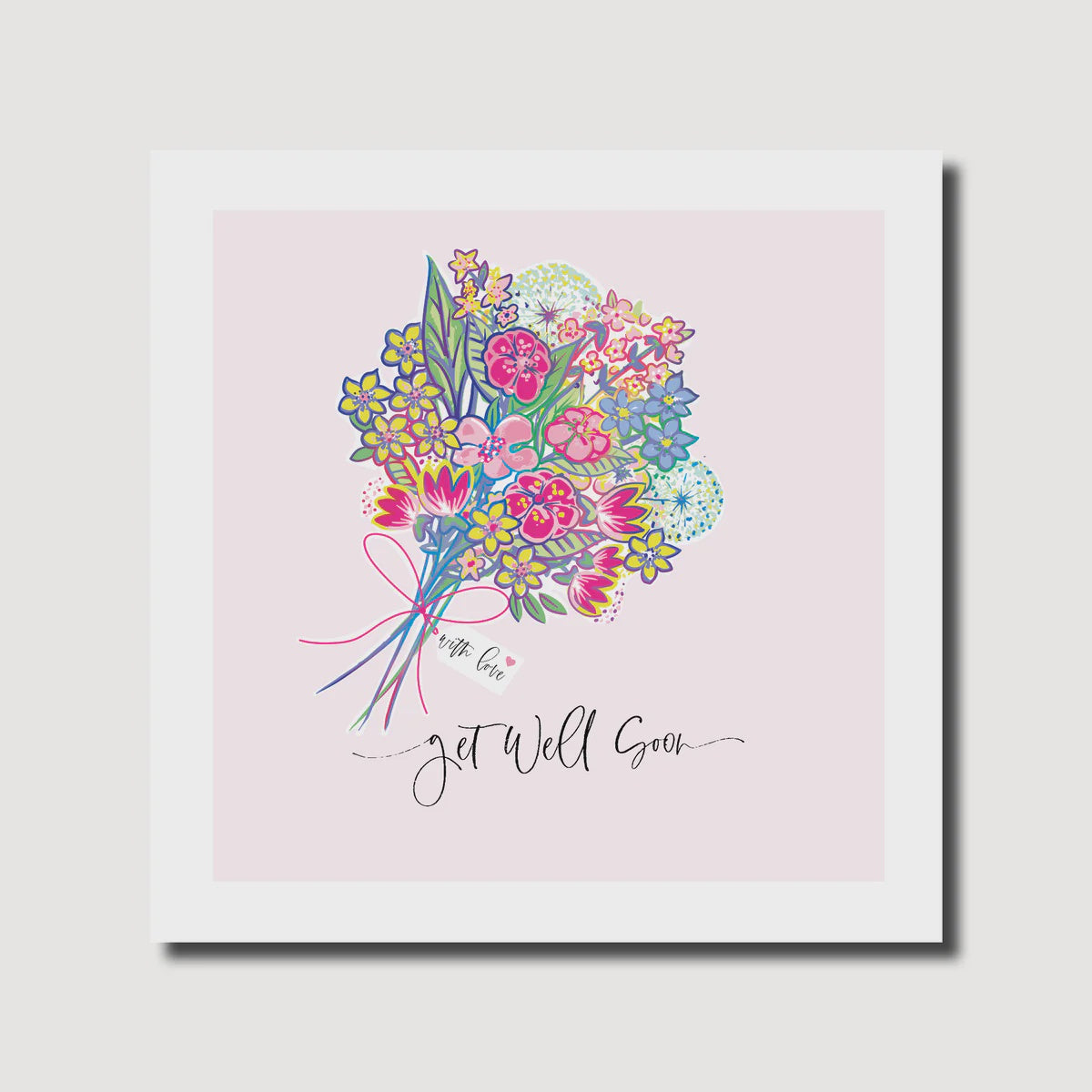 Get Well Card: Get Well Flowers - Marina B