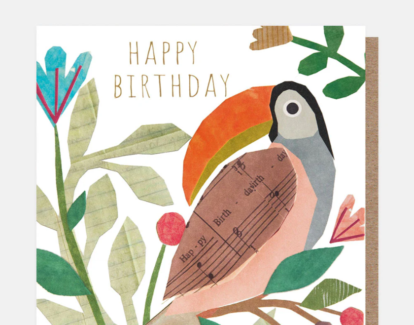 Birthday Card: Musical Toucan - Caroline Gardner