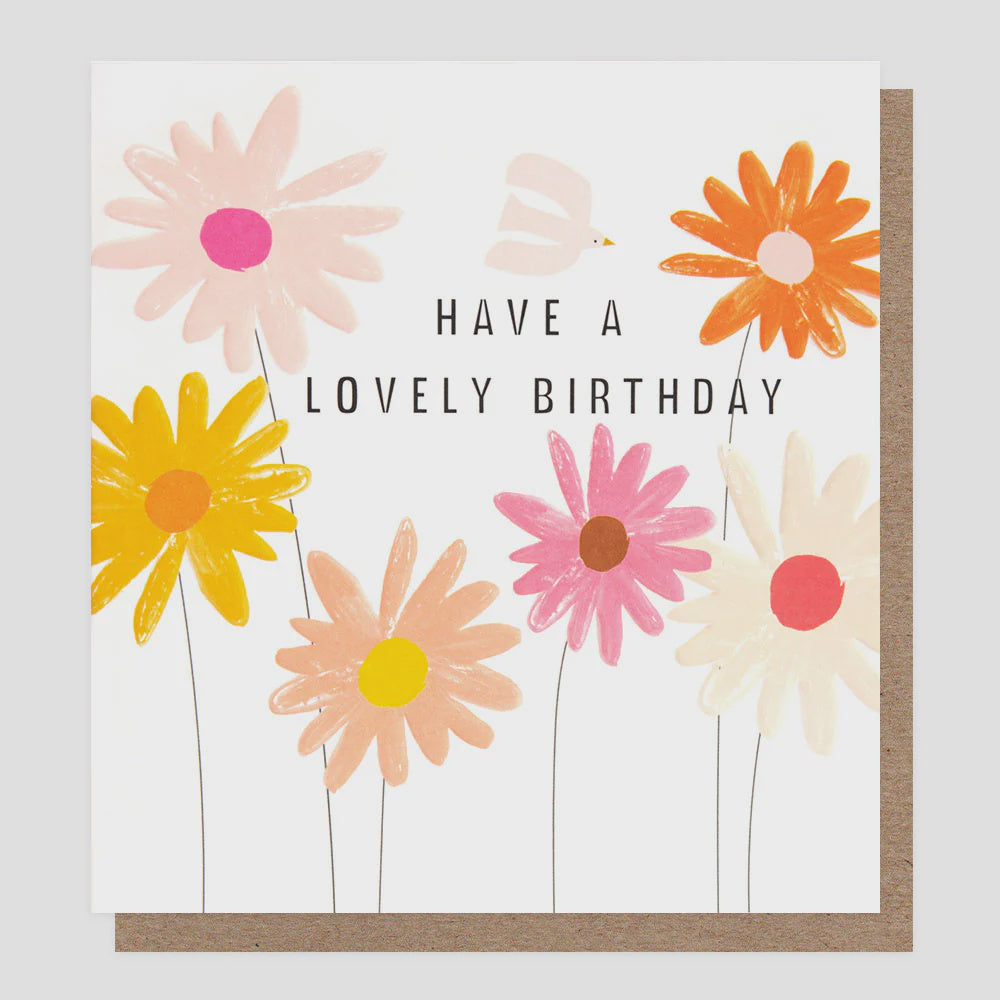 Birthday  Card: Gold Foil  Have a Lovely Birthday  - Caroline Gardner