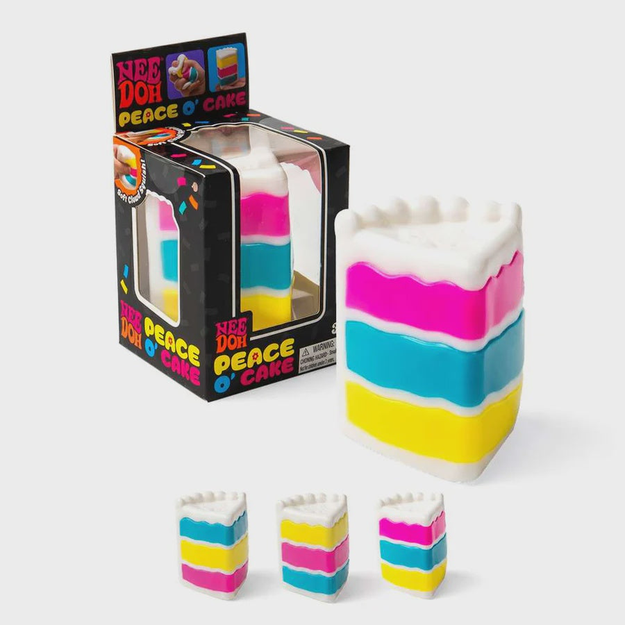 Stress Ball: Peace O' Cake Toy Individual - Multi - Needoh
