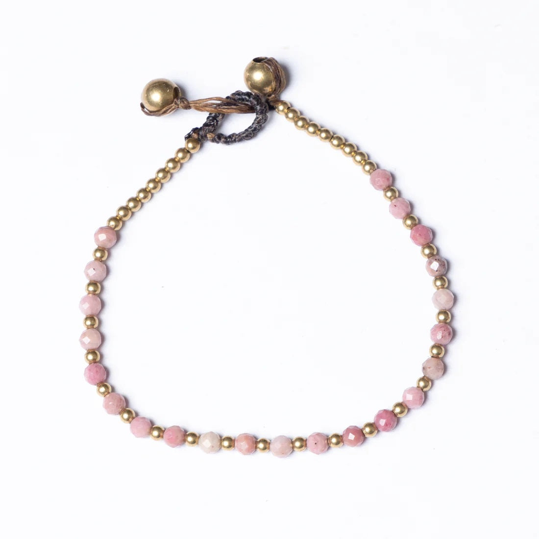Crystal Bracelet OCTOBER BIRTHSTONE- Opaque PINK TOURMALINE