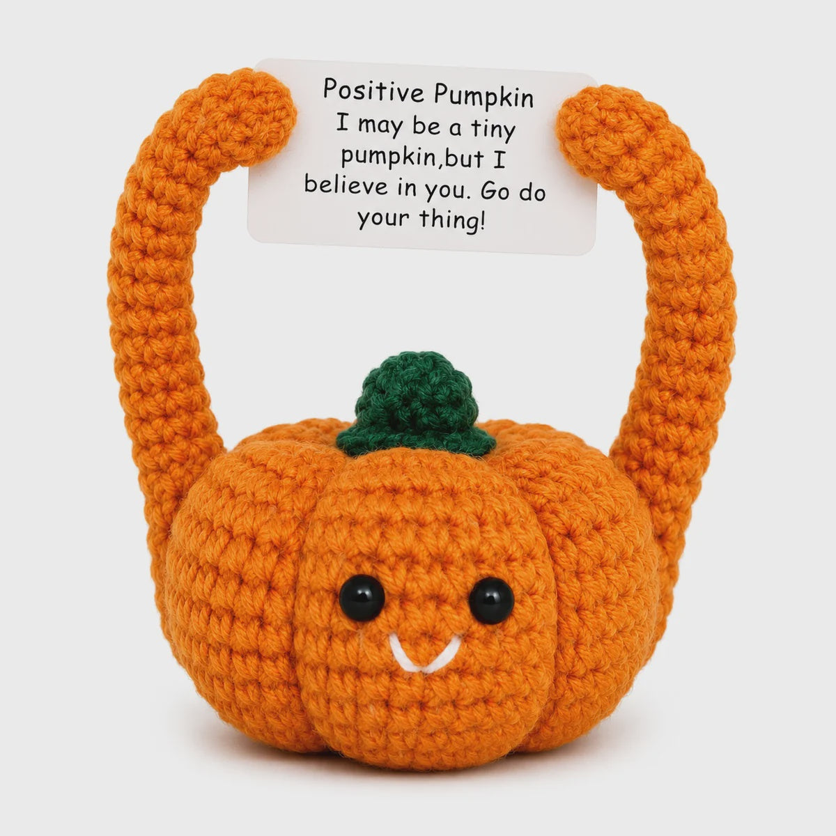 Positivity Crochet Gift: Small - Positive Pumpkin - The Happy Fruit and Veg Farm