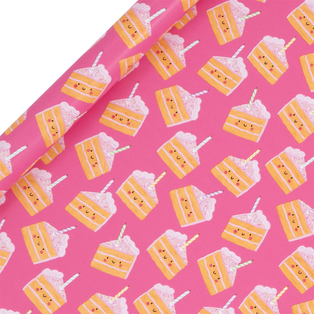 Roll Wrap: 4m Cakey Kids - Pink - Glick